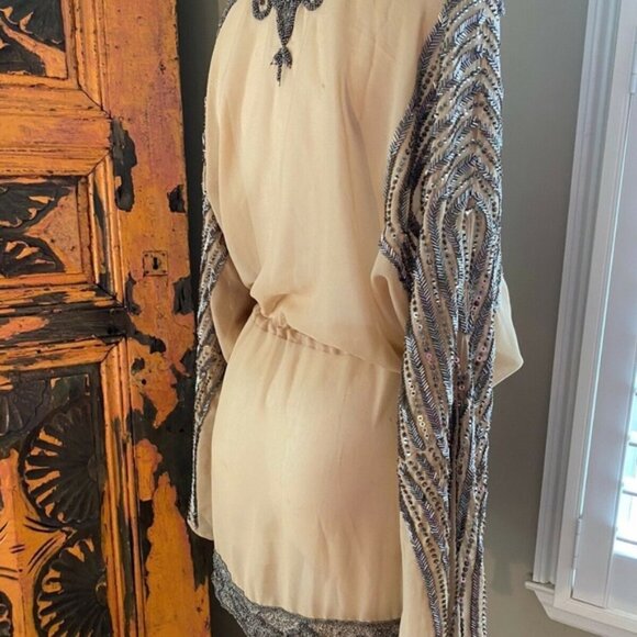 Diamond for Eden Beaded and Sequin Tunic/Dress/Cover-up One Size - Picture 5 of 7